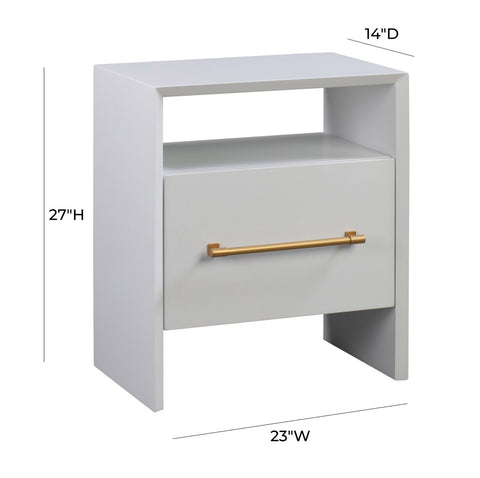 Libre White Nightstand Model: TOV-B44059