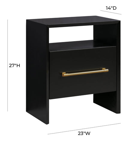 Libre Black Nightstand Model: TOV-B44060