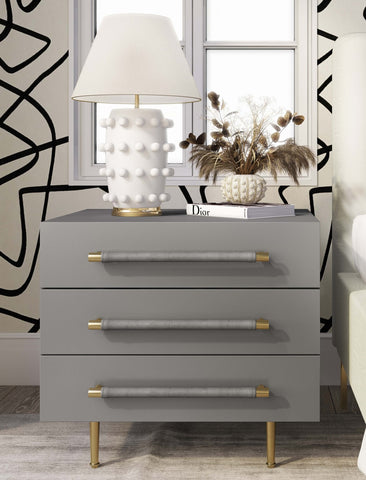 Trident Grey Nightstand Model: TOV-B44061