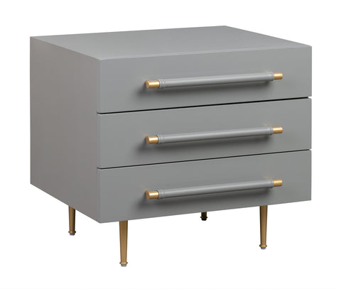 Trident Grey Nightstand Model: TOV-B44061