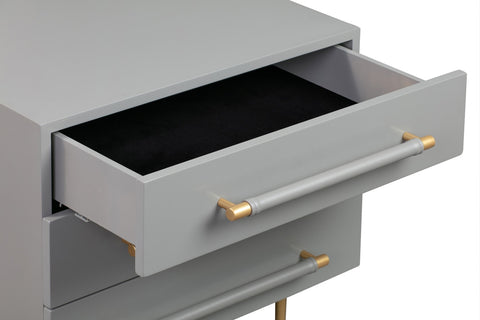 Trident Grey Nightstand Model: TOV-B44061