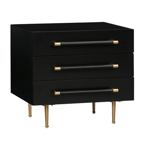 Trident Black Nightstand Model: TOV-B44075