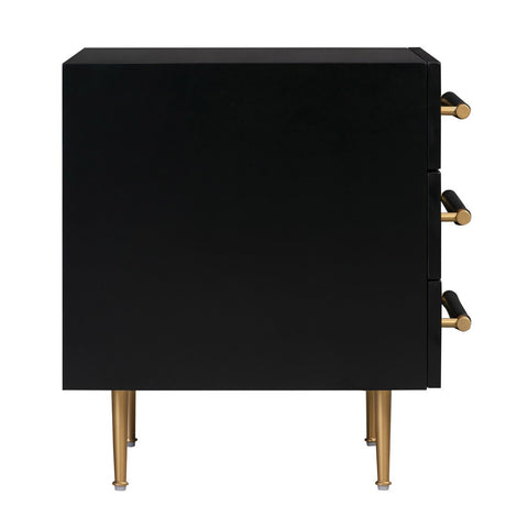Trident Black Nightstand Model: TOV-B44075