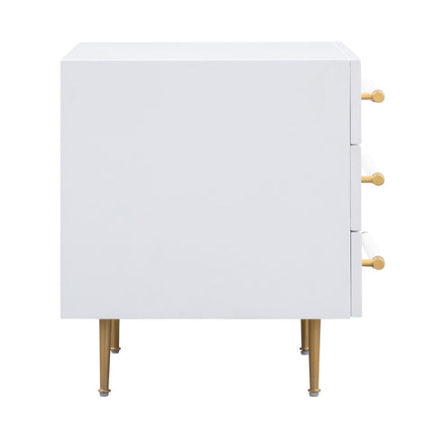 Trident White Nightstand Model: TOV-B44076