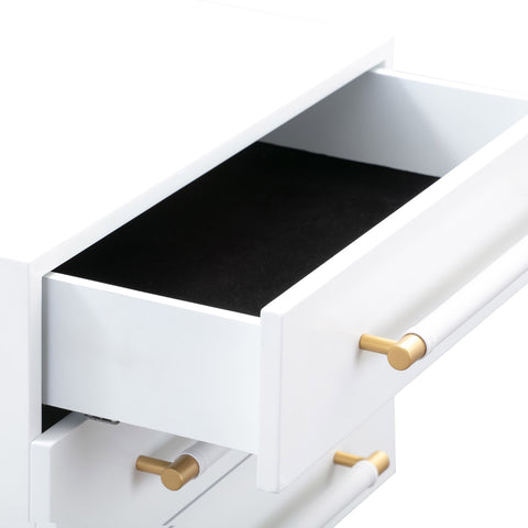 Trident White Nightstand Model: TOV-B44076