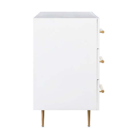 Trident White 6 Drawer Dresser Model: TOV-B44095