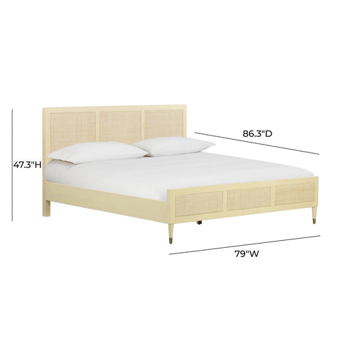 Sierra Buttermilk Bed in King Model: TOV-B44104