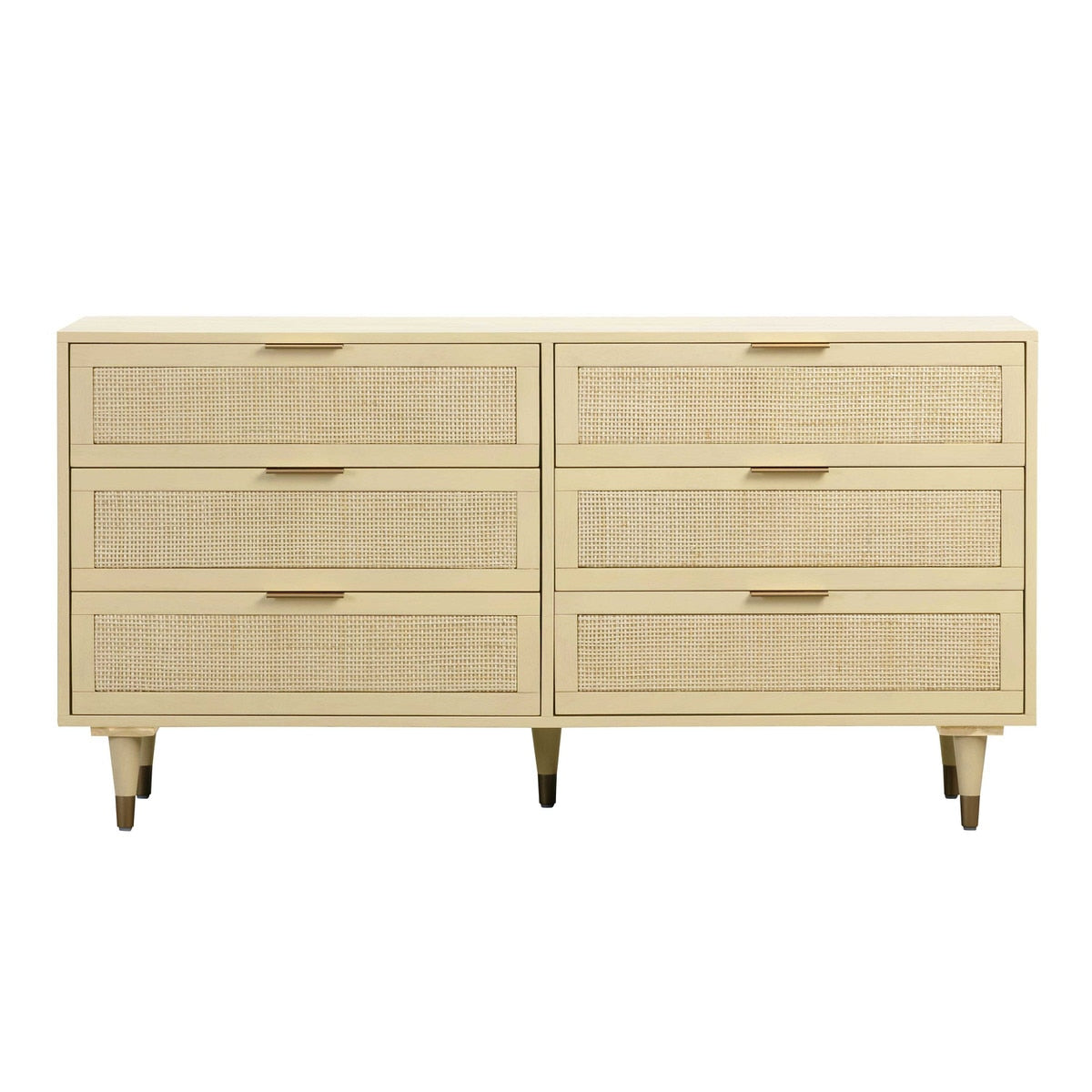 Sierra Buttermilk 6 Drawer Dresser Model: TOV-B44113