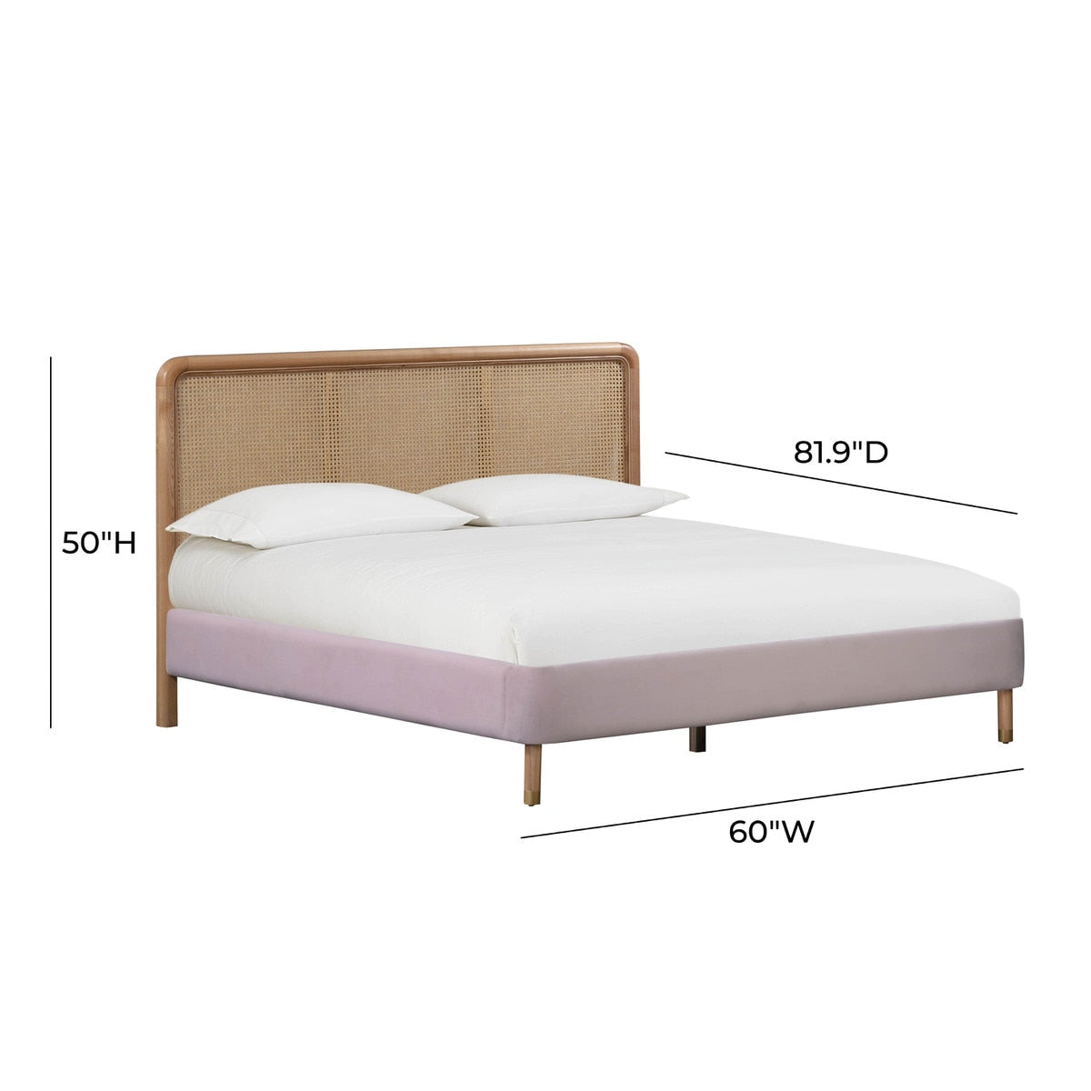 Kavali Blush Full Bed Model: TOV-B44119