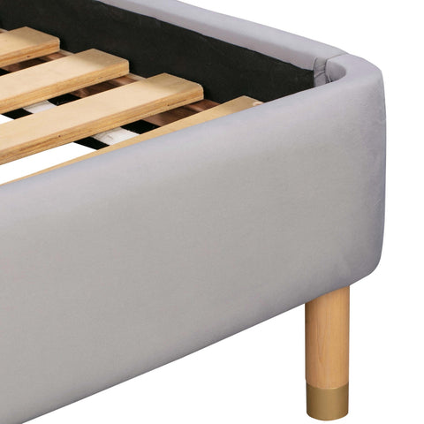 Kavali Grey King Bed Model: TOV-B44121