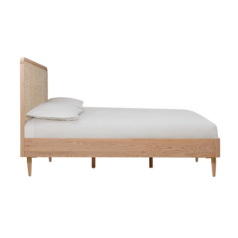 Carmen Natural Ash and Cane Bed in Queen Model: TOV-B44158