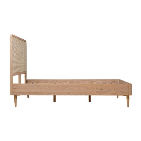 Carmen Natural Ash and Cane Bed in Queen Model: TOV-B44158