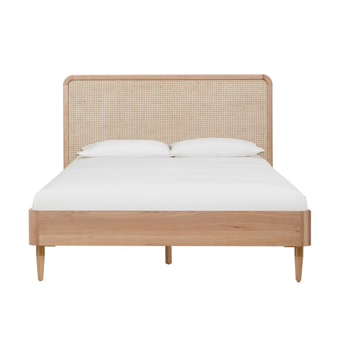 Carmen Natural Ash and Cane Bed in King Model: TOV-B44159