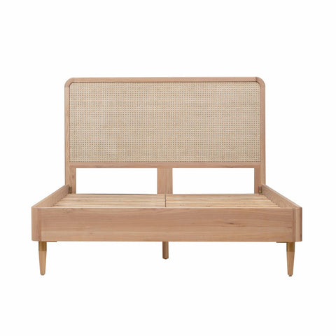 Carmen Natural Ash and Cane Bed in King Model: TOV-B44159