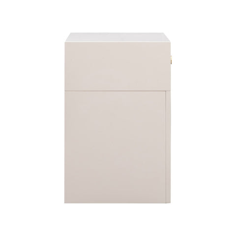 Suzie Cream & Rattan Nightstand Model: TOV-B54203