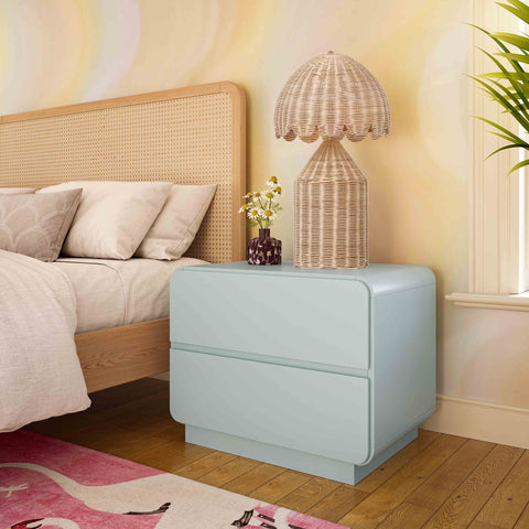 Sagura Blue Nightstand Model: TOV-B54229