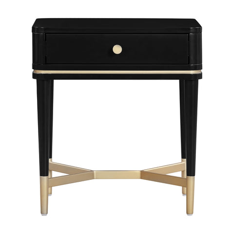 Julieta Black Nightstand Model: TOV-B54258