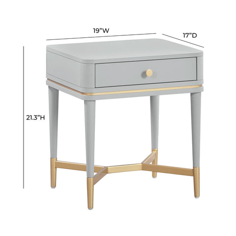 Julieta Grey Nightstand Model: TOV-B54259