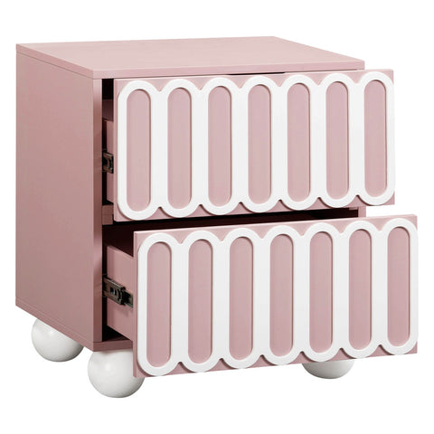 Tori Motif Mauve Nightstand Model: TOV-B54320