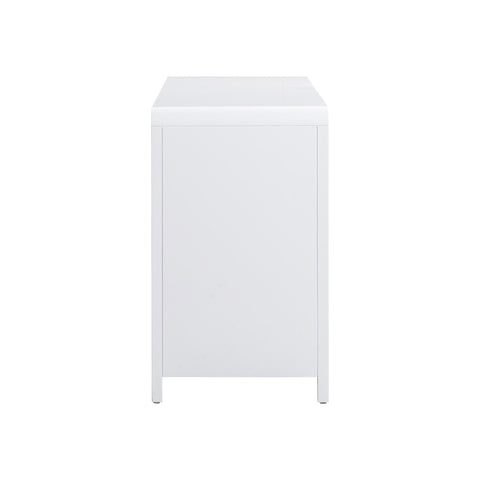 Patty White Rattan 6 Drawer Dresser Model: TOV-B54354