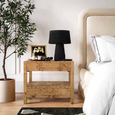 Brandyss Honey Burl Nightstand Model: TOV-B54387