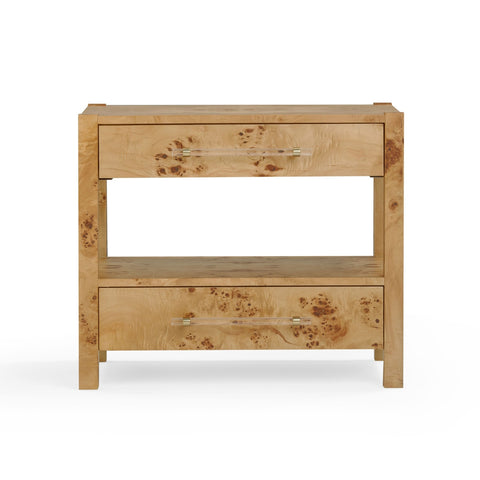 Brandyss Honey Burl Nightstand Model: TOV-B54387