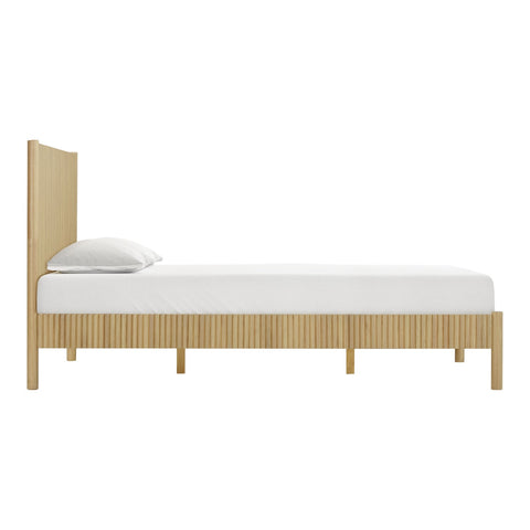 Tyla Natural Wood Queen Bed Model: TOV-B54409
