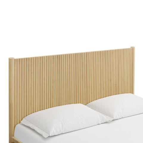 Tyla Natural Wood Queen Bed Model: TOV-B54409