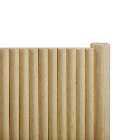 Tyla Natural Wood Queen Bed Model: TOV-B54409
