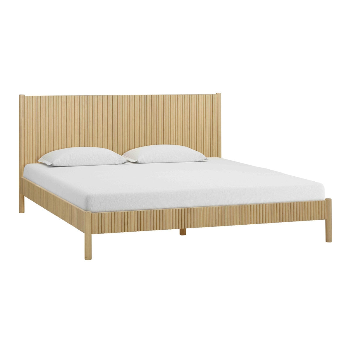 Tyla Natural Wood King Bed Model: TOV-B54410