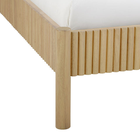 Tyla Natural Wood King Bed Model: TOV-B54410