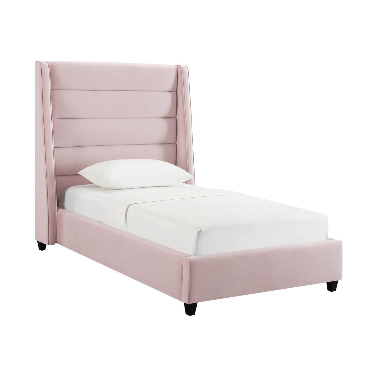 Koah Blush Velvet Bed in Twin Model: TOV-B6332