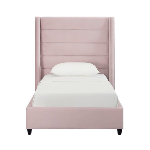 Koah Blush Velvet Bed in Twin Model: TOV-B6332