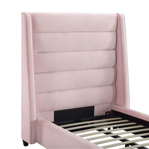 Koah Blush Velvet Bed in Twin Model: TOV-B6332