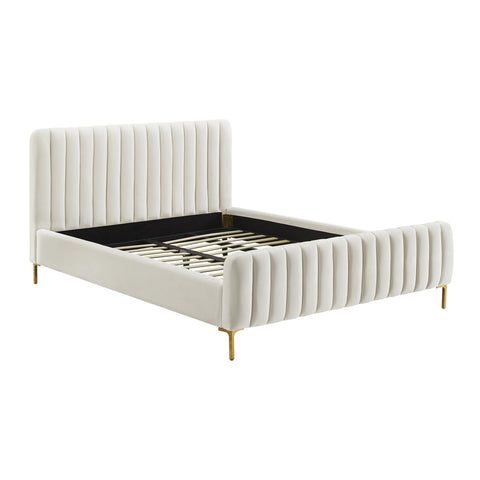 Angela Cream Bed in Queen Model: TOV-B6377