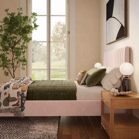 Angela Blush Bed in Full Model: TOV-B68161