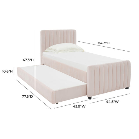 Angela Blush Trundle in Twin Model: TOV-B68378