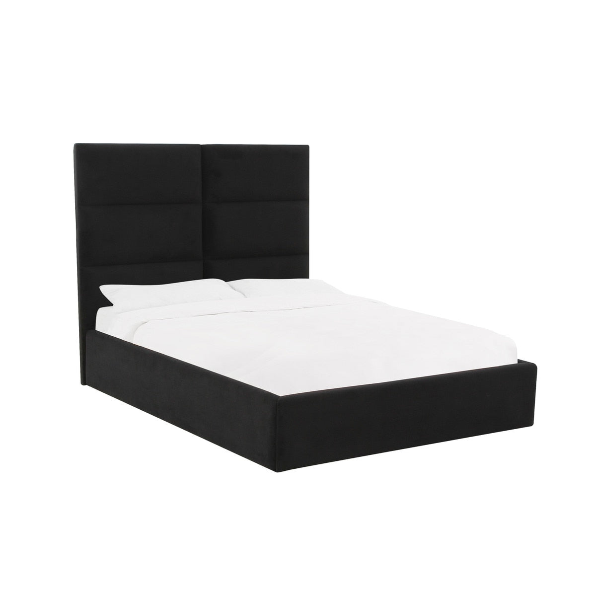 Eliana Black Velvet Queen Bed Model: TOV-B68729