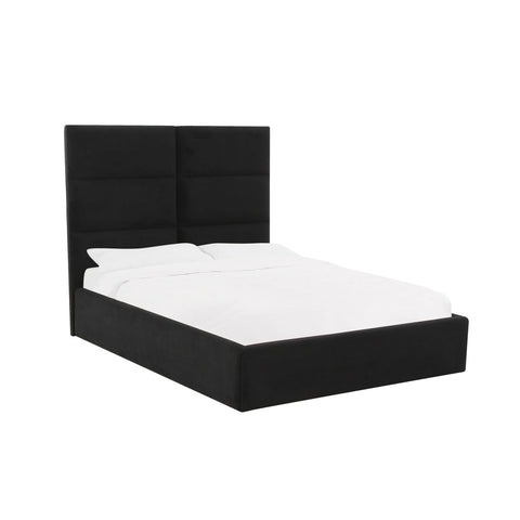 Eliana Black Velvet Queen Bed Model: TOV-B68729