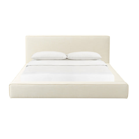 Olafur Cream Linen King Bed Model: TOV-B68823