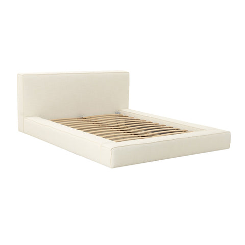 Olafur Cream Linen King Bed Model: TOV-B68823