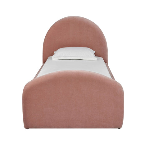 Moon Rose Upcycled Chenille Twin Bed Model: TOV-B69112