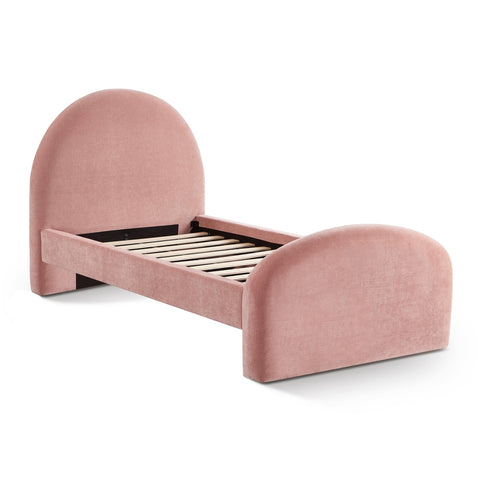 Moon Rose Upcycled Chenille Twin Bed Model: TOV-B69112