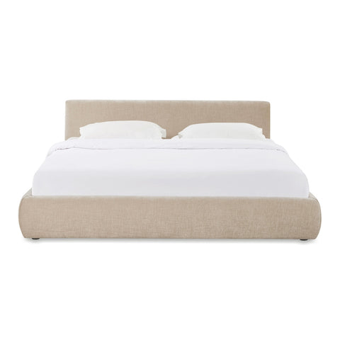 Isla Taupe Textured Velvet King Bed Model: TOV-B69167