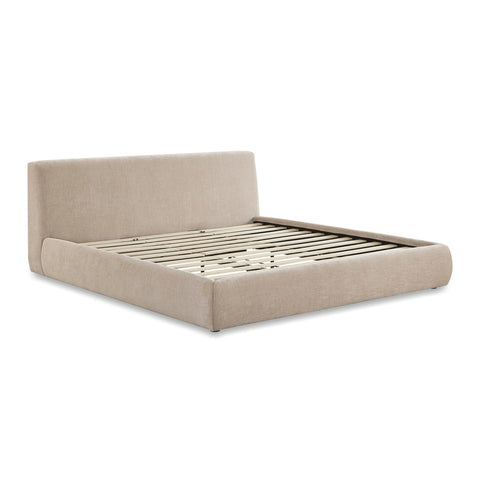 Isla Taupe Textured Velvet King Bed Model: TOV-B69167