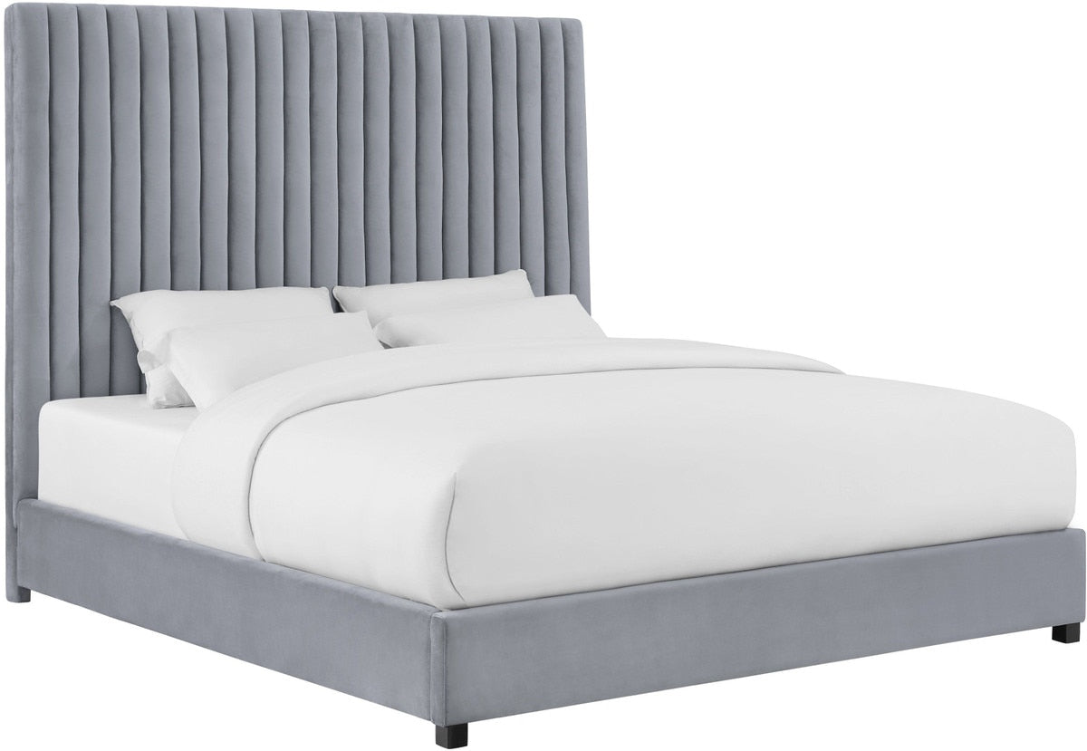 Arabelle Grey Bed in King Model: TOV-B96