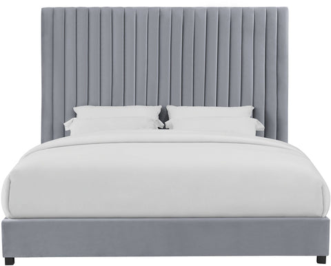 Arabelle Grey Bed in Queen Model: TOV-B97