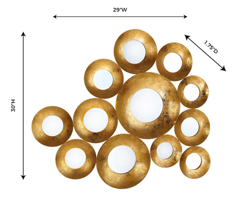 Vivid Gold Mirror Model: TOV-C18142