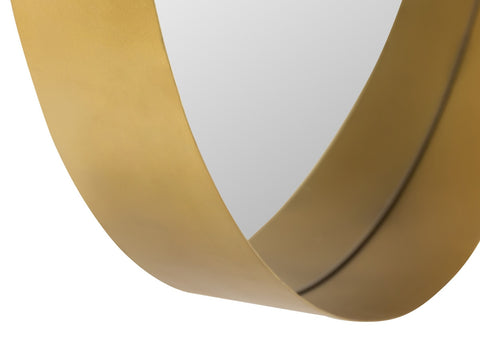 Rella Brass 23" Round Wall Mirror Model: TOV-C18215