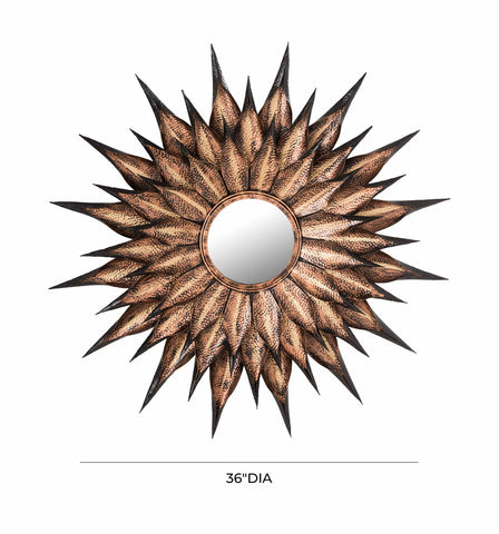 Sunflower Antique Wall Mirror Model: TOV-C18241